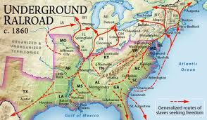 Routes along the Underground Railroad